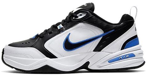 nike air monarch herren schwarz|air monarch iv black and blue.